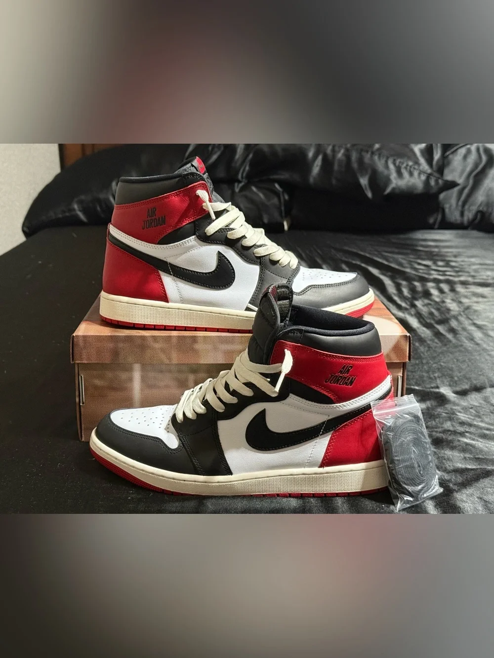 Men's Size 12 - Jordan 1 Retro High OG Black Toe Reimagined